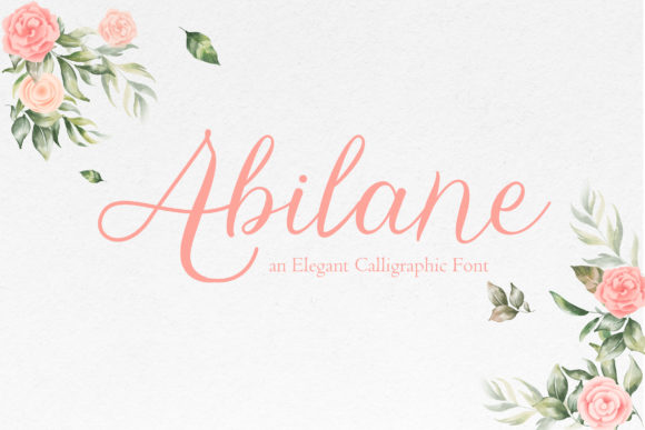 Abilane: An Elegant Script Font for Editorial Design