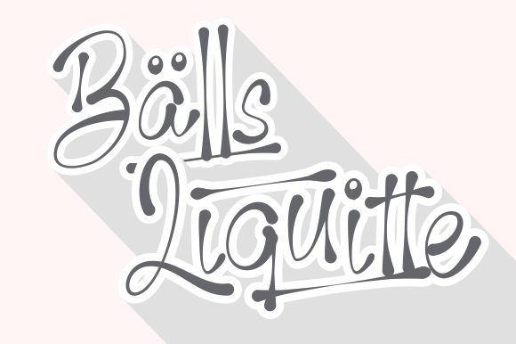 Balls Liquitte: A Handwritten Font for Modern Web Design