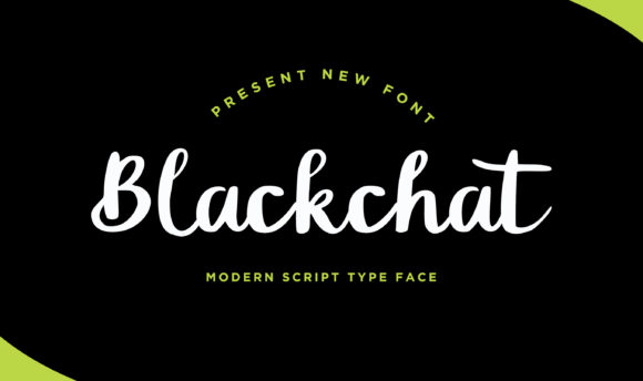 Blackchat Font: Elevate Your Brand with Natural Script