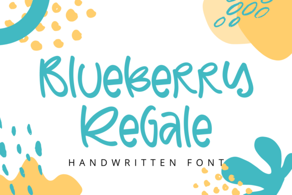 Blueberry Regale: A Handwritten Font for Authentic Branding