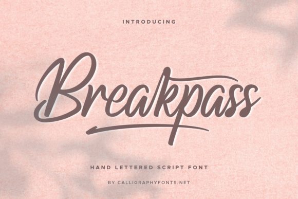 Breakpass Font Review: A Delicate Typeface for Web Design