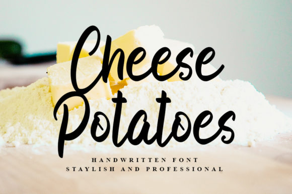 Cheese Potatoes: A Handwritten Typeface for Digital Brands