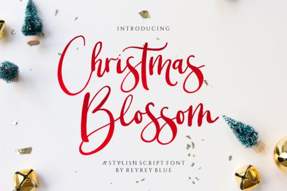 Christmas Blossom: A Handwritten Font for Modern Web Design