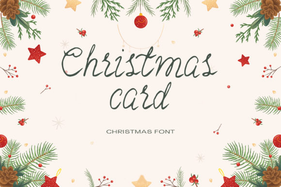 Christmas Card Font: A Dreamy Web Typeface Review