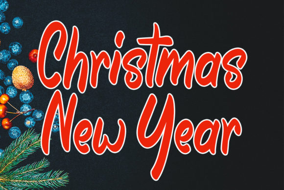 Christmas New Year Font: A Designer's Take on Festive Web Typography