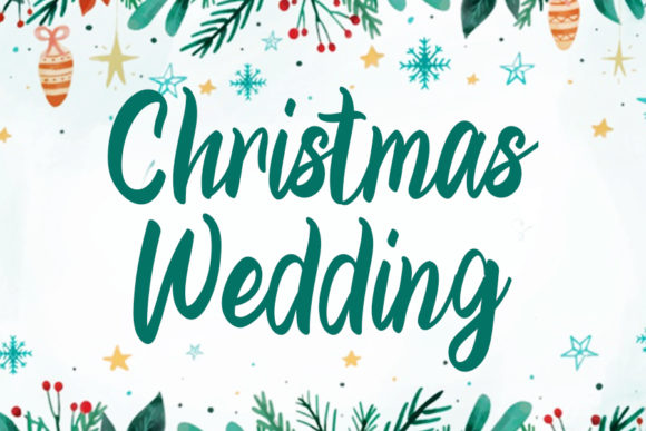 Christmas Wedding Font: A Timeless Choice for Branding