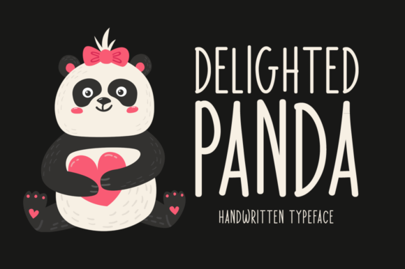 Delighted Panda: A Handwritten Font for Authentic Branding