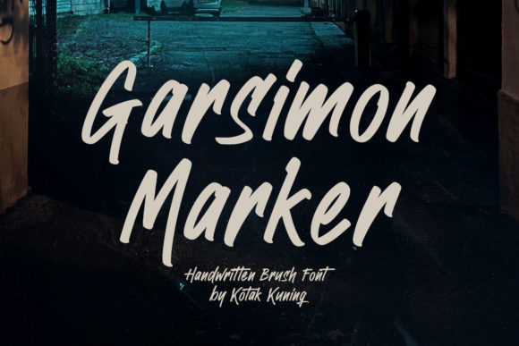 Garsimon Marker: A Bold Typeface for Modern Editorial Design