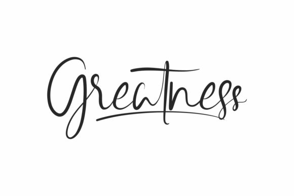 Greatness Font Review: Elevating Web Design with Handwritten Style