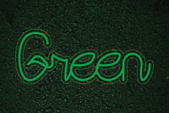 Green Font: A Quirky Typeface for Playful Brands