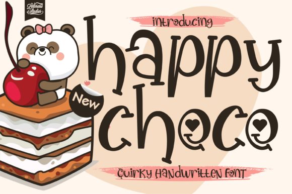Happy Choco: A Playful Handwritten Font for Editorial Design