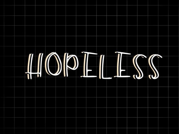 Hopeless: A Playful Handwritten Font for Editorial Design