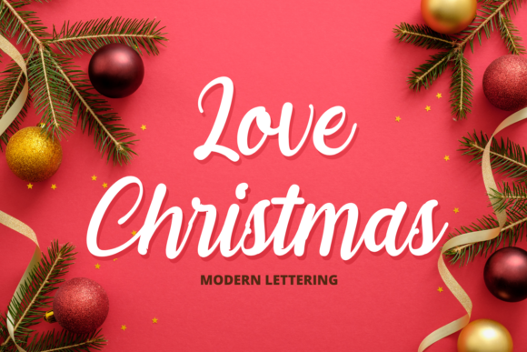 Love Christmas: A Handwritten Font for Polished Branding