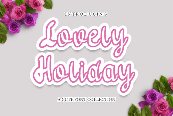 Lovely Holiday: A Charming Script Font for Web Design