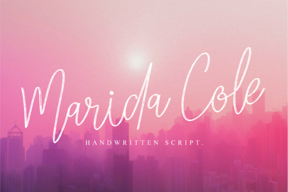 Marida Cole: A Handwritten Font for Authentic Branding