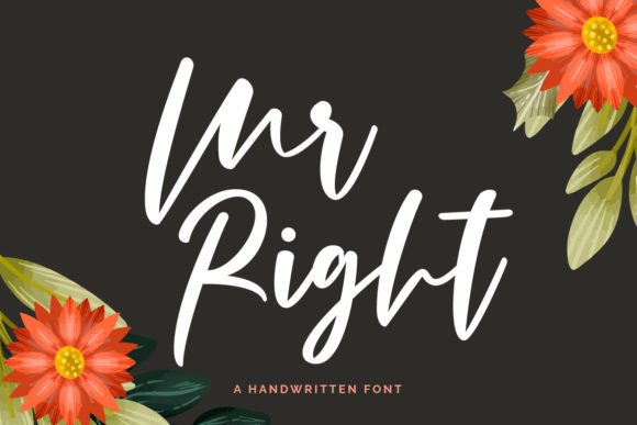 Mr Right: A Script Typeface for Editorial Warmth