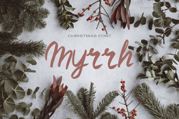Myrrh: A Versatile Handwritten Font for Crafters