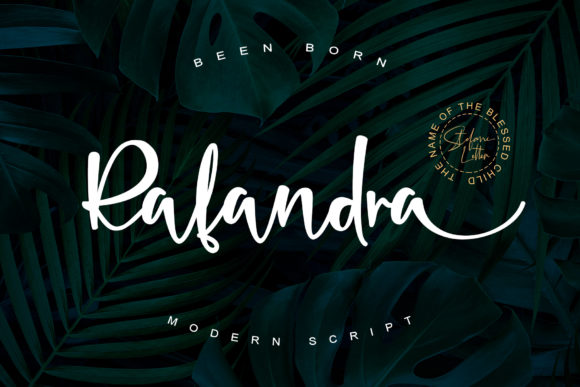 Rafandra: A Timeless Handwritten Font for Modern Web Design