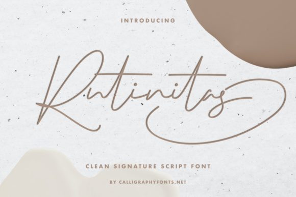 Rutinitas: A Delicate Handwritten Typeface for Editorial Design