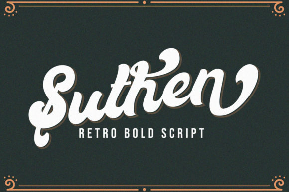 Suthen Font Review: Bold Retro Style for Web Headers