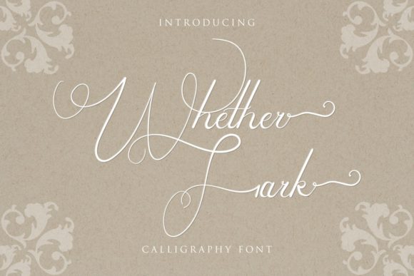 Whether Fark: A Script Typeface for Elegant Editorial Design