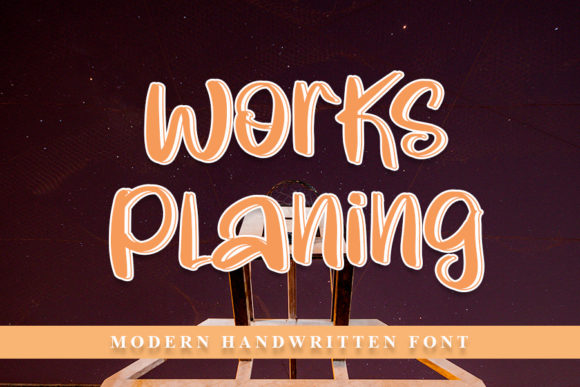 Works Planing: A Charming Typeface for Authentic Brand Stories
